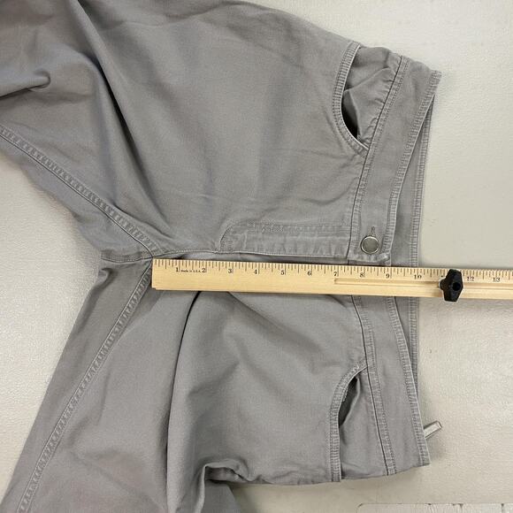 Eileen Fisher Pants Womens Small Gray Taupe Stretch Twill Straight Leg 32x30 - Picture 7 of 15